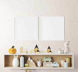 Kids Frame Mockup - Nursery Frame