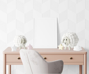Kids Frame Mockup - Nursery Frame
