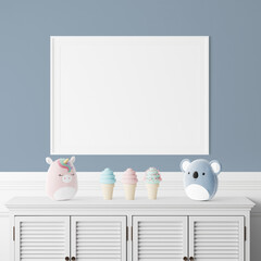 Kids Frame Mockup - Nursery Frame