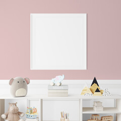 Kids Frame Mockup - Nursery Frame