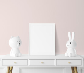 Kids Frame Mockup - Nursery Frame