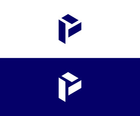 p logo design