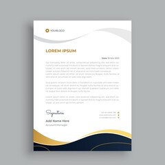 Business letterhead design template