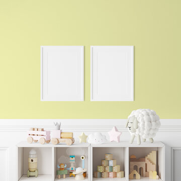 Nursery Frame Mockup - Kids Frame