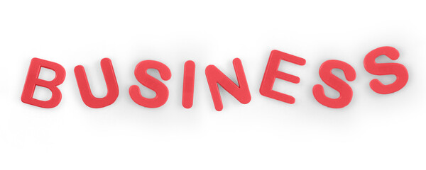 Word business made of letters