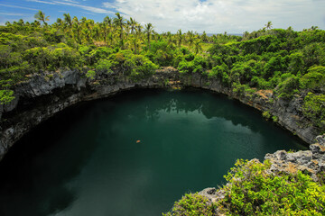 Turtles Hole in the north of Ouvea Island, Loyalty Islands, New Caledonia.