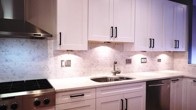 modern interior, kitchen cabinet design