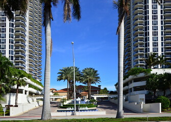 Strassenszene in Miami Beach am Atlantik, Florida