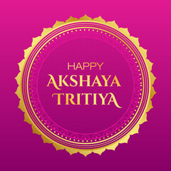 Gold coin in Kalash for Happy Akshaya Tritiya Festival