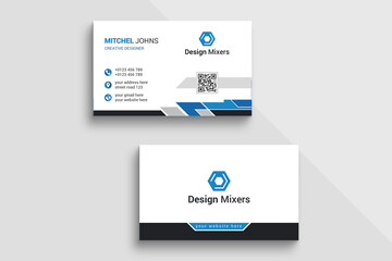 Simple and minimal business card design