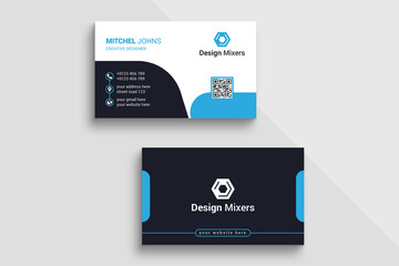 Simple and minimal business card design