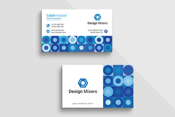 Simple and minimal business card design