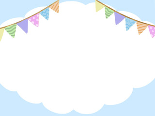 空色のガーランドフレーム