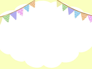 ガーランドフレーム　黄