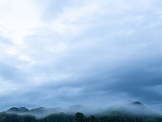 朝霧の風景写真

