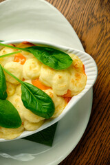 Casserole with cheese