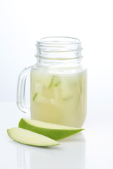 Kairi Panha OR aam  Panna OR Raw Mango Drink is a traditional and most popular Indian summer beverage served in a glass 
