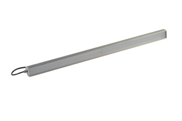 LED lamp for non-residential and public spaces on a white isolated background. Power saving