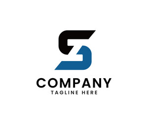 initial letter S logo design company