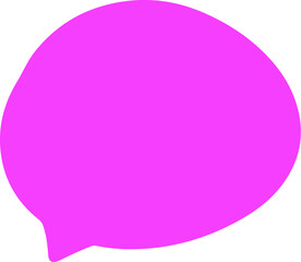 Obraz premium Abstract Colorful Shape Collection: Text Bubble