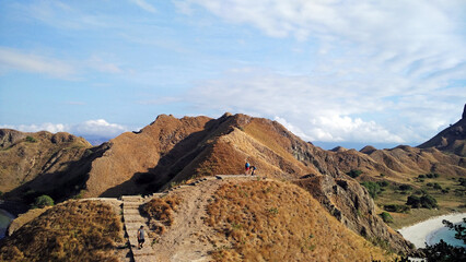 Padar Island Trekking Hills in East Nusa Tenggara