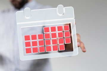  business plan and time management concept, concept of important day,