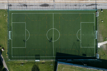 Soccer Field Aerial view
