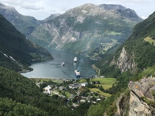 lake in the mountains