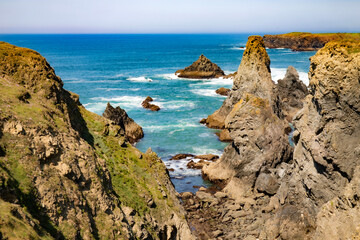 Port Coton in belle-ile french Brittany