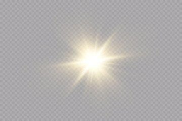 Bright light effects. Shiny stars.glare, explosion, sparkle, line, sun flare, spark and stars.