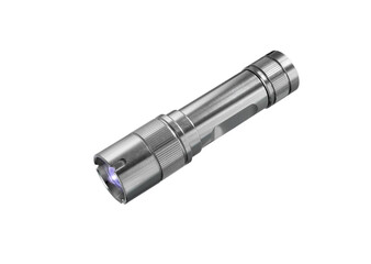 Electric LED torch isolated on a white.