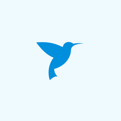 Fototapeta premium Colibri logo or bird logo