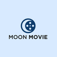moon movie logo or entertainment logo