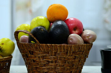 Yet another basket of mixed fruits