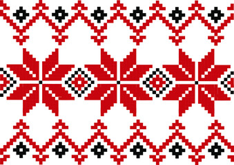 Ukrainian embroidery. Traditional Ukrainian ornament