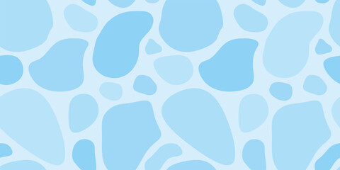 Random cute shapes background. Seamless pattern.Vector. かわいいランダムな形のパターン