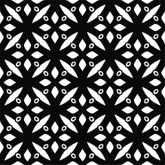 Vector monochrome pattern, Abstract texture for fabric print, card, table cloth, furniture, banner, cover, invitation, decoration, wrapping.seamless repeating pattern.Black and 
white color.