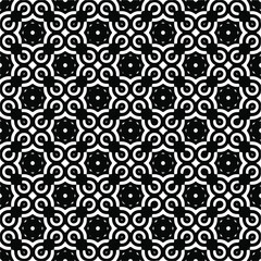 Vector monochrome pattern, Abstract texture for fabric print, card, table cloth, furniture, banner, cover, invitation, decoration, wrapping.seamless repeating pattern.Black and 
white color.