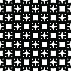 Vector monochrome pattern, Abstract texture for fabric print, card, table cloth, furniture, banner, cover, invitation, decoration, wrapping.seamless repeating pattern.Black and 
white color.