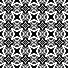 
Vector monochrome pattern, Abstract texture for fabric print, card, table cloth, furniture, banner, cover, invitation, decoration, wrapping.seamless repeating pattern.Black and 
white color.