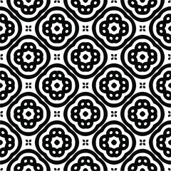 
Vector monochrome pattern, Abstract texture for fabric print, card, table cloth, furniture, banner, cover, invitation, decoration, wrapping.seamless repeating pattern.Black and 
white color.