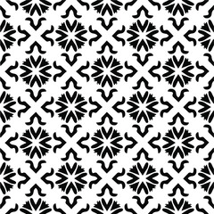 
Vector monochrome pattern, Abstract texture for fabric print, card, table cloth, furniture, banner, cover, invitation, decoration, wrapping.seamless repeating pattern.Black and 
white color.