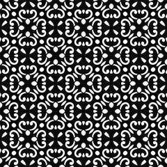 
Vector monochrome pattern, Abstract texture for fabric print, card, table cloth, furniture, banner, cover, invitation, decoration, wrapping.seamless repeating pattern.Black and 
white color.