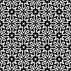 
Vector monochrome pattern, Abstract texture for fabric print, card, table cloth, furniture, banner, cover, invitation, decoration, wrapping.seamless repeating pattern.Black and 
white color.