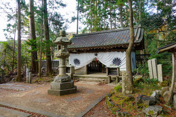Kurama Temple in Kurama, Kyoto, Japan