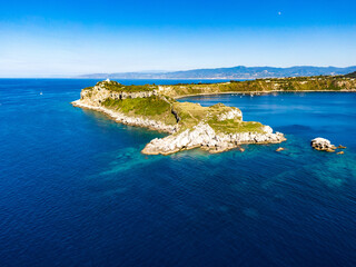 Milazzo, Sicily, Italy. Aerial drone view.