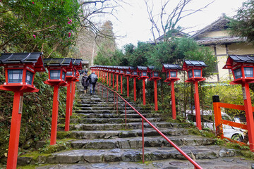 Fototapeta na wymiar Kifune shrine in Kyoto, Japan