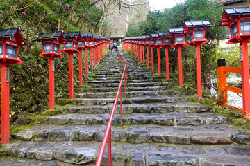 Kifune shrine in Kyoto, Japan