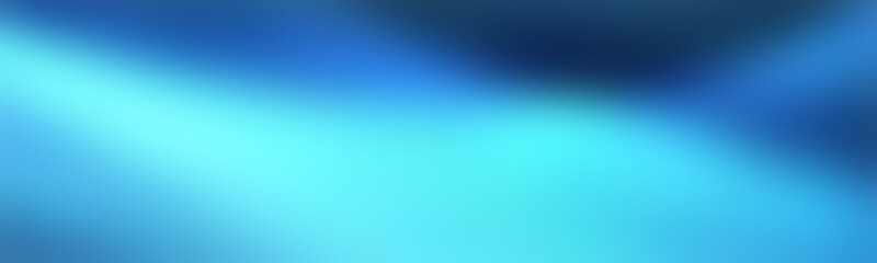 Wide background gradient for premium, luxury product presentation very light blue. Vibrant gradient mesh turquoise blue. Glossy abstract.