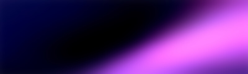 Wide simple plain blurred background image black. Overlay, design element purple. Wall and abstract texture.